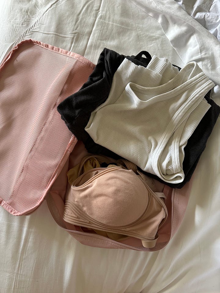 packing clothes