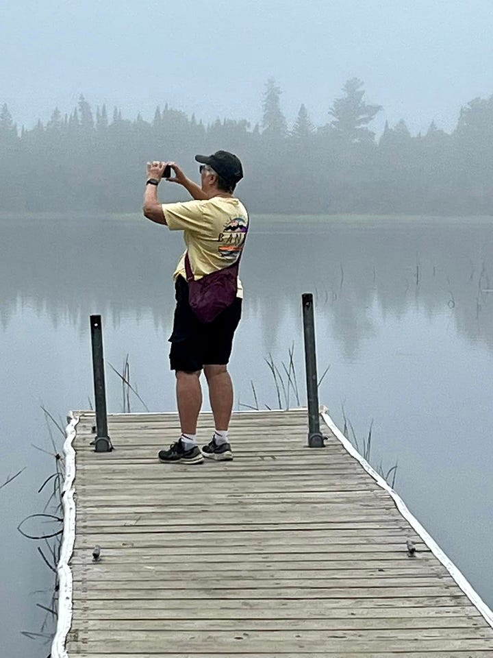 Foggy morning at Itasca State Park