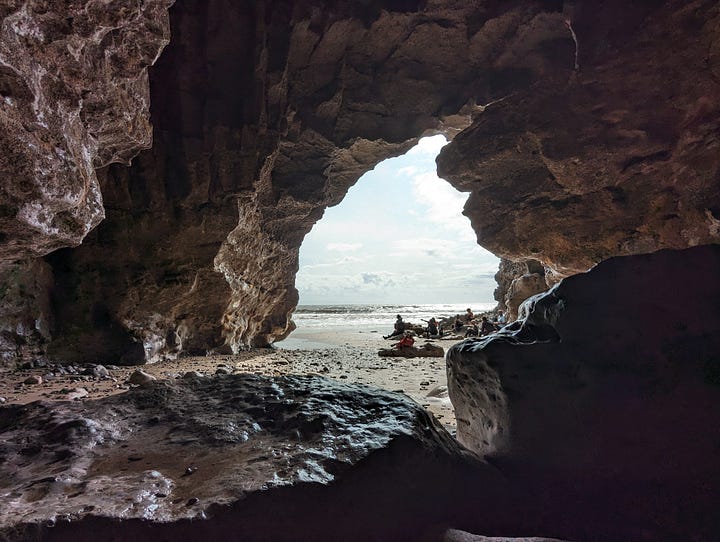 Guided beach day in wales