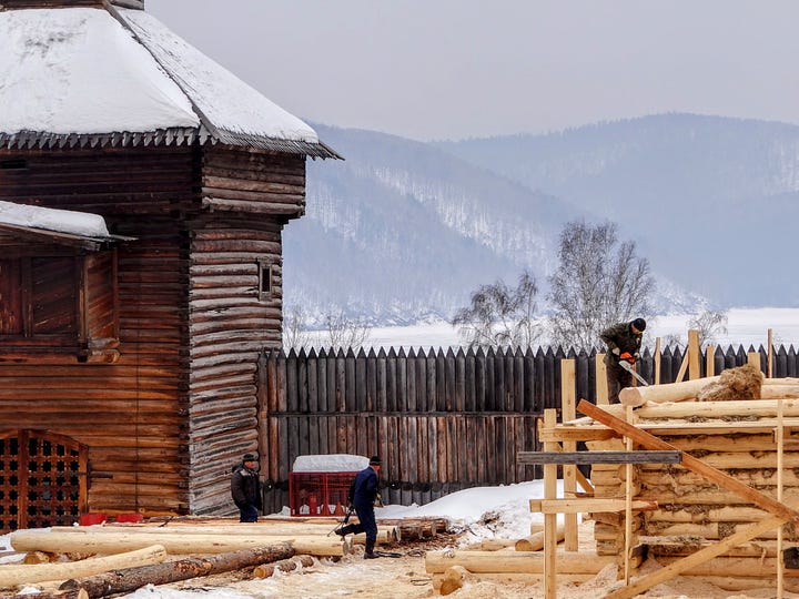 Winter activities on Baikal