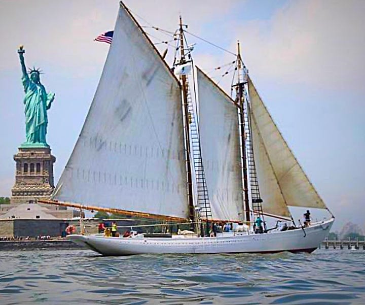 BOWDOIN is 88' overall and one of the only boats of her time designed specifically for Polar Exploration. 