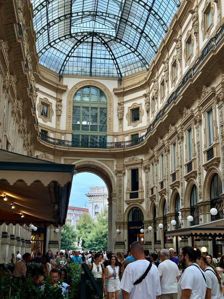 Galleria Vittorio Emanuele II and the Duomo