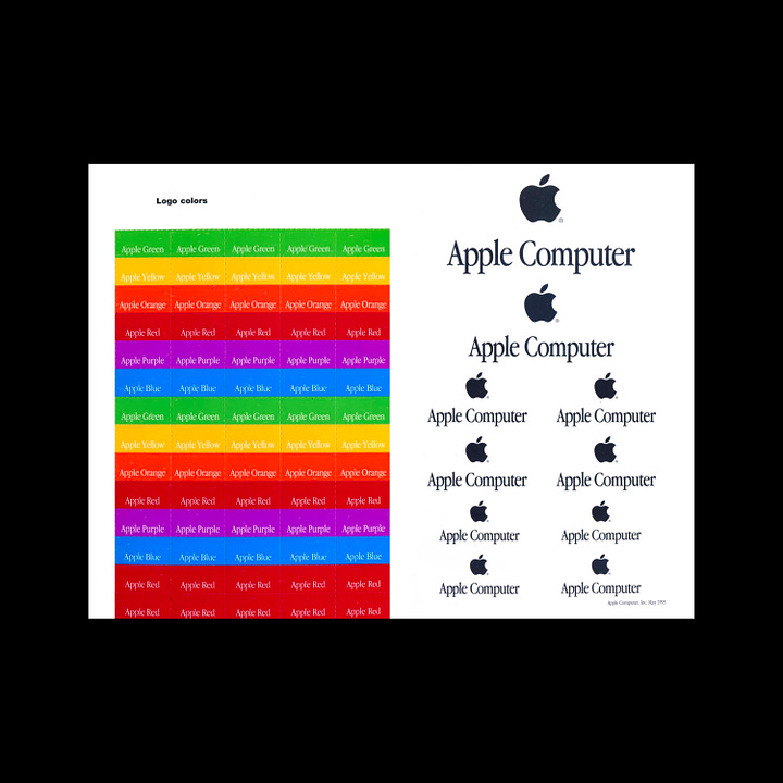 Apple Computer brand guidelines, 1990s Standards Manual