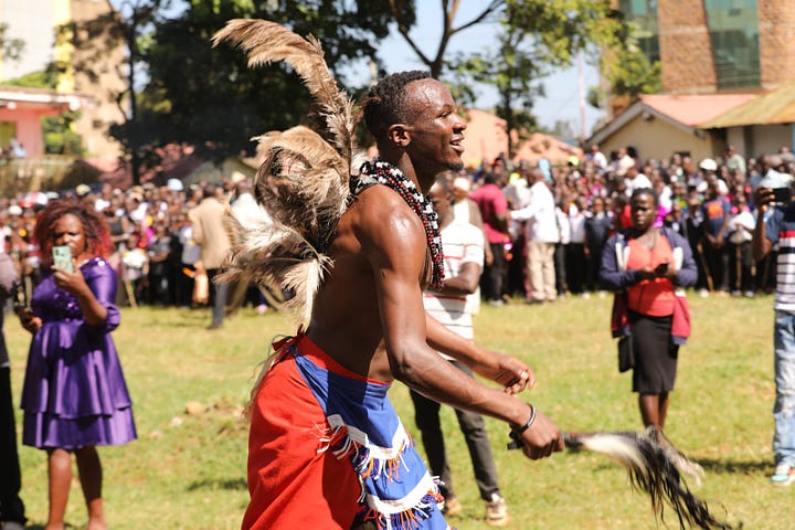 Dancers at the Maragoli Cultural Festival 2023 Photo by Linet Kivaya for Mulembe Online