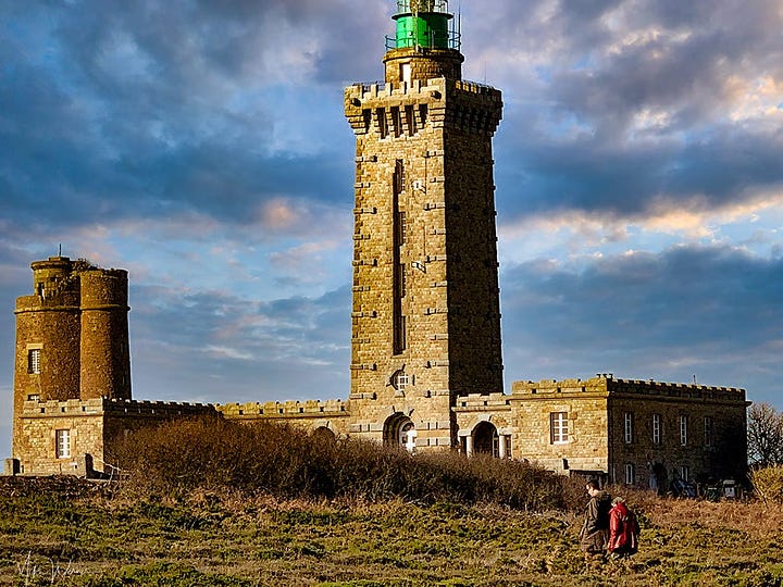 The two lighthouses of Cap Frehel