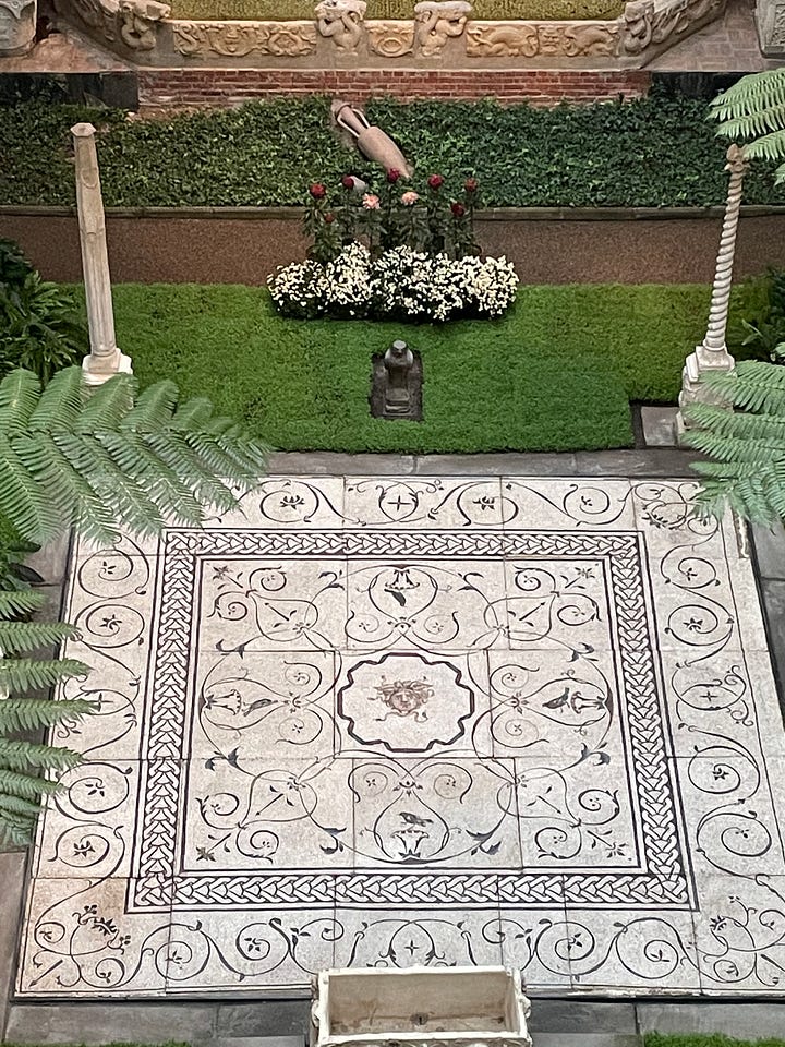 The Courtyard at the Isabella Stewart Gardner Museum