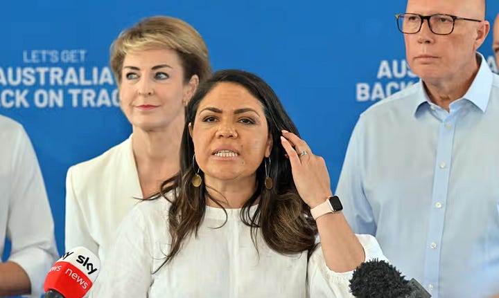 Jacinta Price is Australia's shadow Indigenous Minister and a Trump supporter