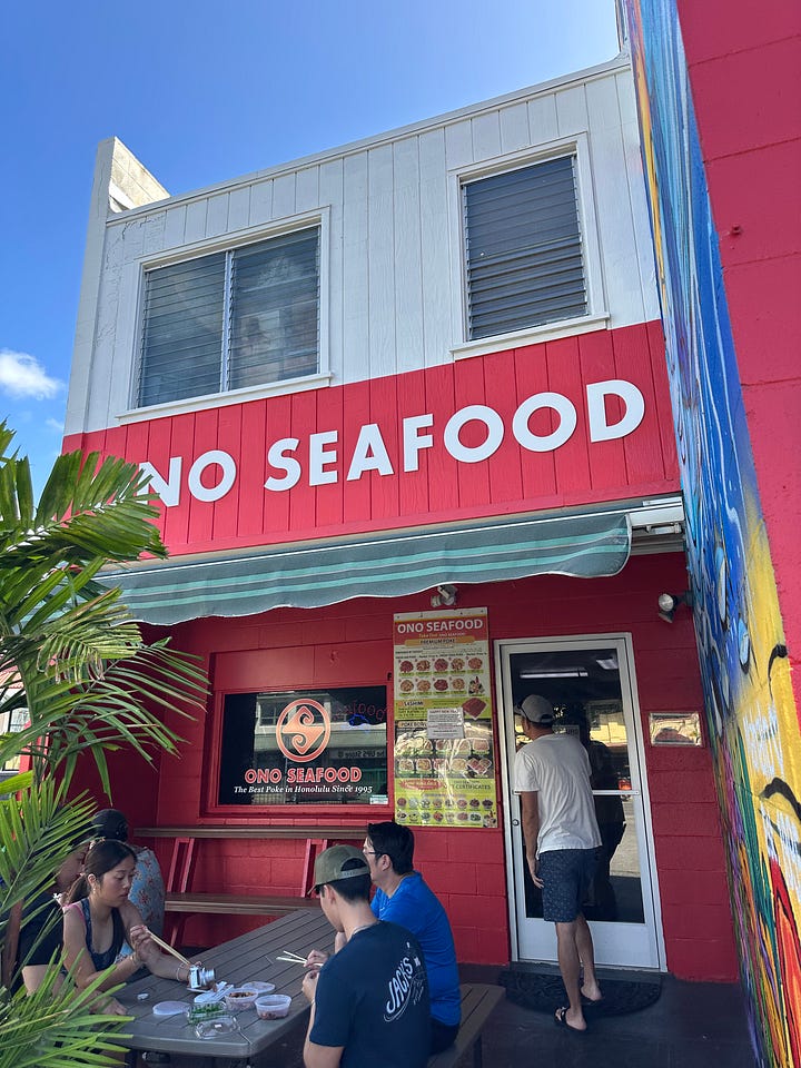 ono seafood oahu hawaii