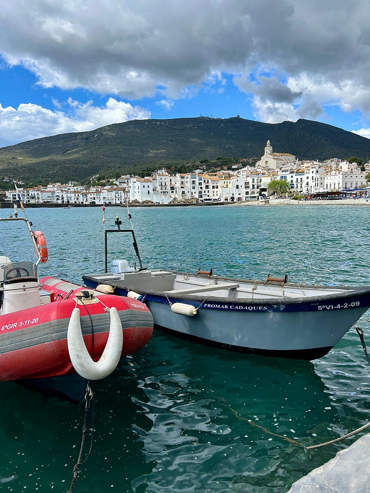 Cadequés Harbor & local street art