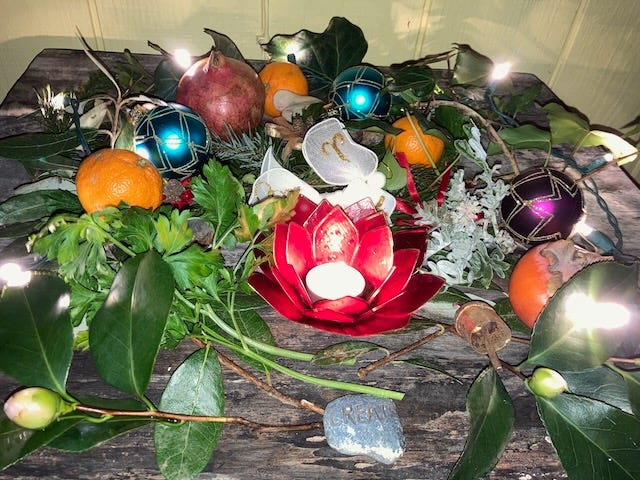 solstice altars/life tables and sacred fire