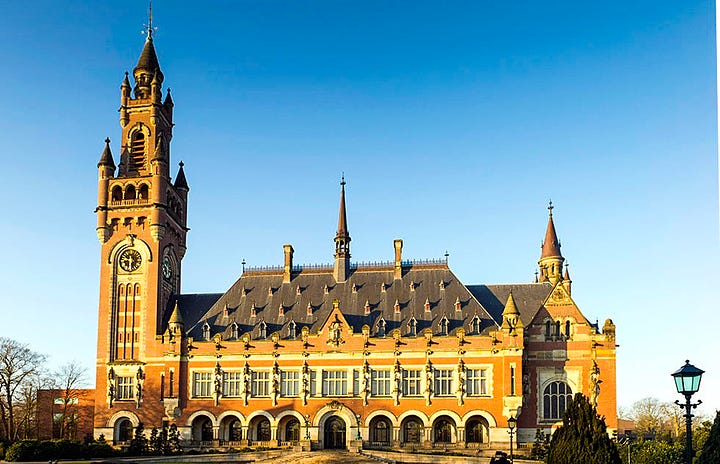 The International Court of Justice, which has its seat in The Hague, is the principal judicial organ of the United Nations