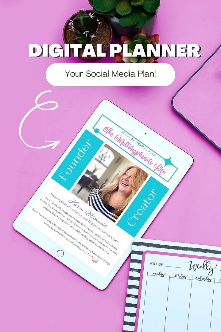 social media planner for small business creatives