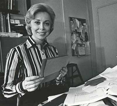 Dr. Joyce Brothers and her ghostwriter, Fredelle Maynard