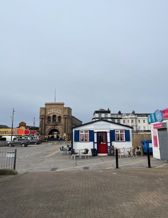 Great Yarmouth's beach and The Empire Pic: The Lead