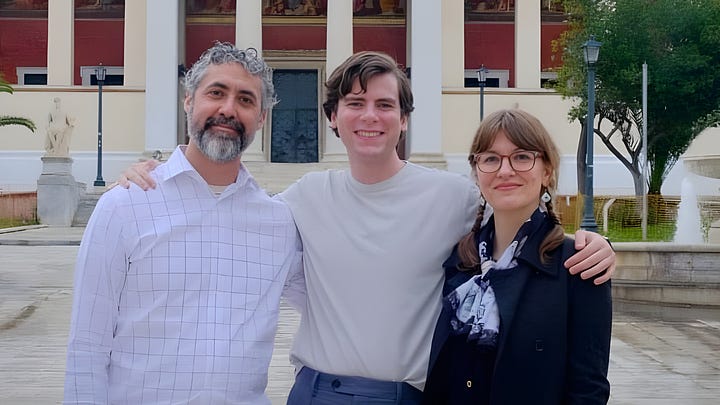 Images of speakers representing OTI in Athens, Greece