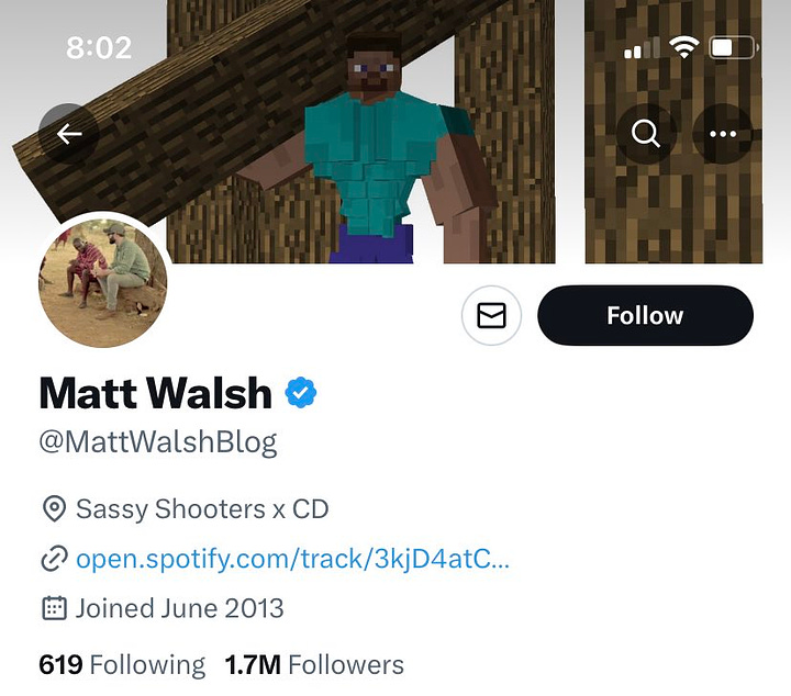 Matt Walsh's Twitter Account Was Hacked