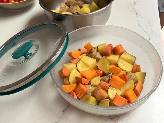 vegetable prep