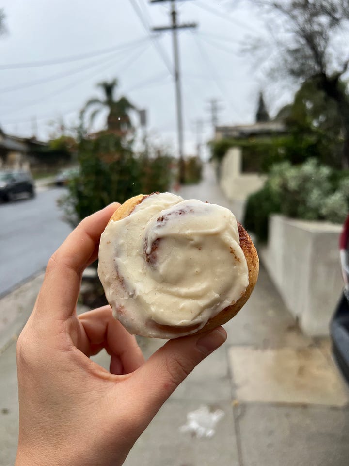 Homemade cinnamon rolls