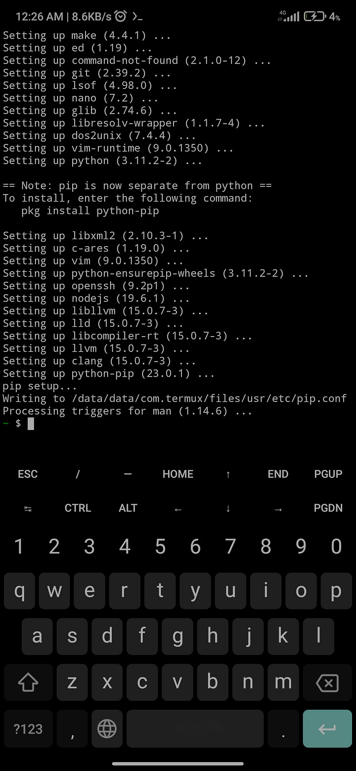 Maid and Termux interfaces.