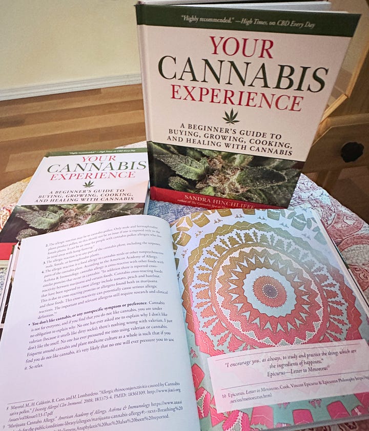 Your Cannabis Experience By Sandra Hinchliffe