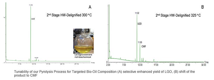 Levoglucosenone from Fast Pyrolysis of Biomass