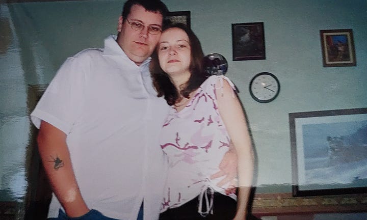 On the left, me at my heaviest. On the right, after losing nearly 9 stone.