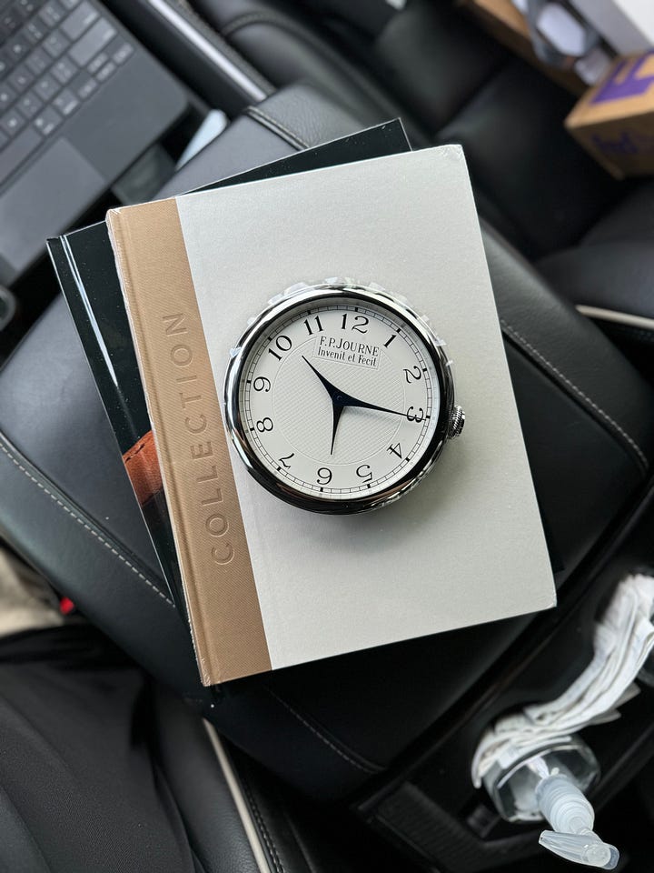 fp journe and hodinkee alarm clock