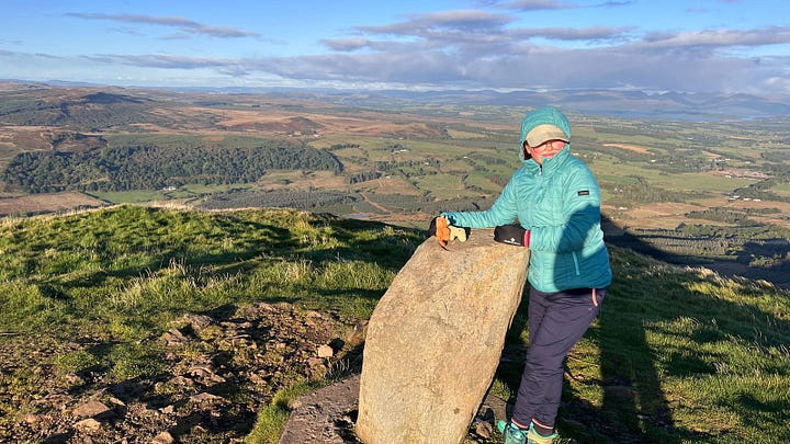 A few images from the summit before heading off back down.