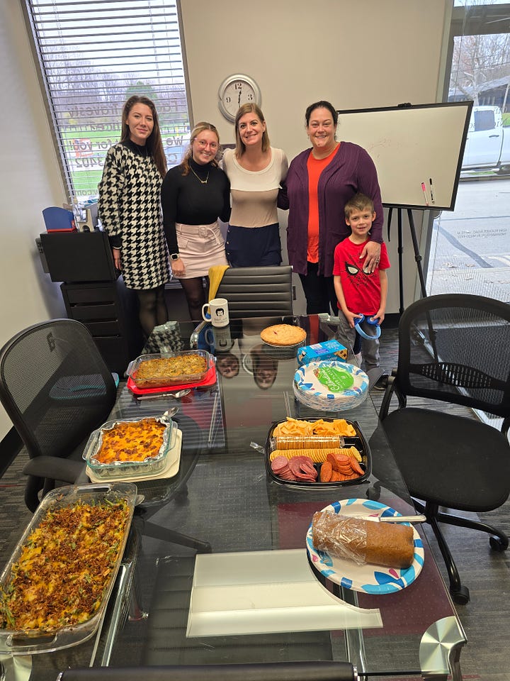 Office Pre-Thanksgiving Meals