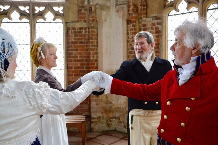 Dancers in Regency Costume.