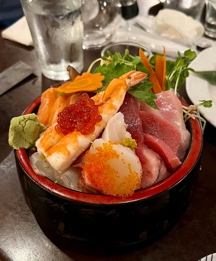Sushi at Yabu