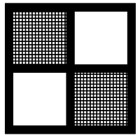 Two Adinkra Symbols from Ghana that connote to the left, support for a worthy cause and to the right, the importance of including more than one perspective in decision-making.