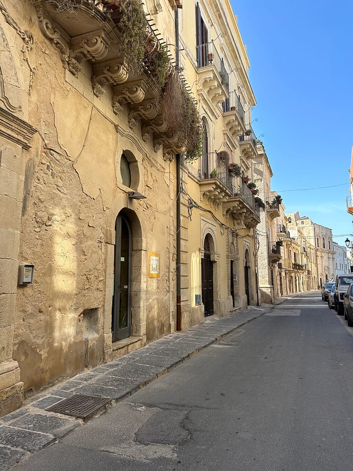 Basilica Palladio and buildings in Ortigia Sicily 