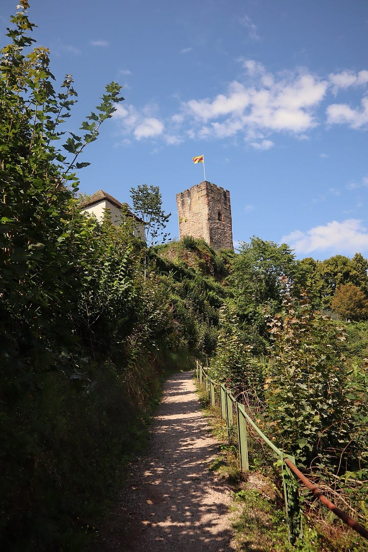 At Hornberger Castle, Hornberg, Black Forest, Germany