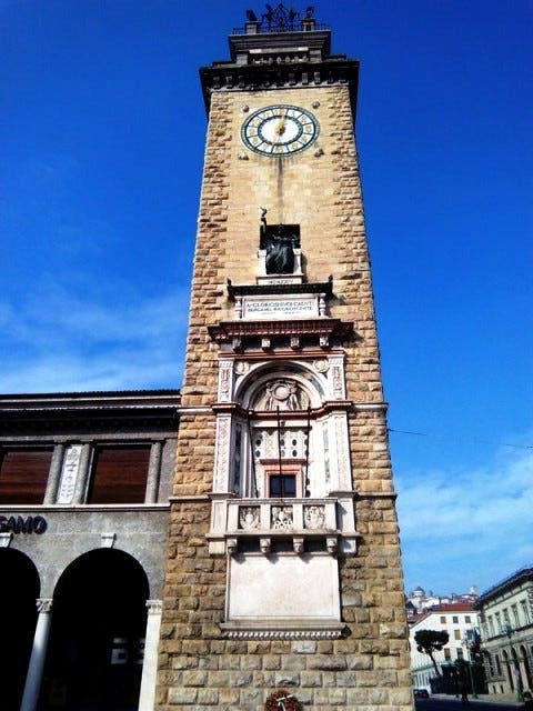 Bellezza di Bergamo - le Torri e la Cappella Colleoni