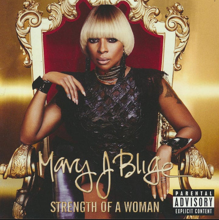 Strength of a Woman album insert