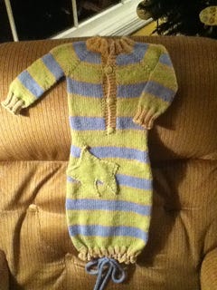 knitted baby clothes