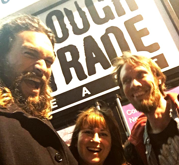 Rough Trade days, with Chuck D, Jason Momoa, DJ Shadow, and John Lydon
