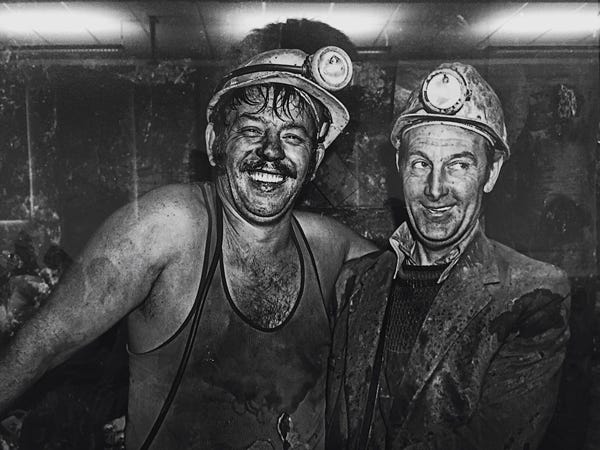 Images of miners and mines at Big Pit