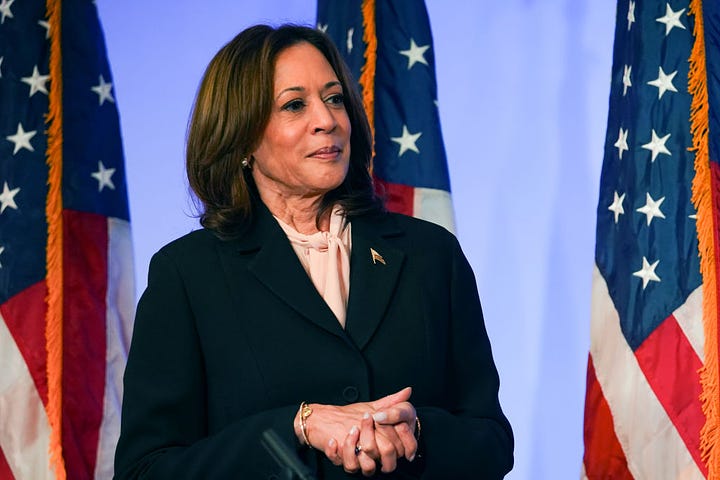 Donald Trump and Kamala Harris