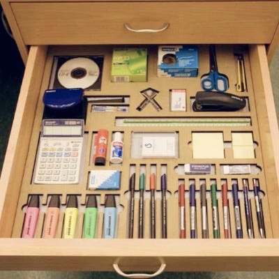 Super organized drawers of tools