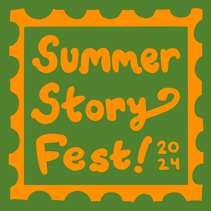 Summer Story Fest 2024. Join Outlet and Honeyed Words for the second annual summer celebration of storytelling on June 22 and 23. Brought to you by honeyed words and Outlet. The final image is a pic of our table display from VanCAF which is jam packed with prints and zines.
