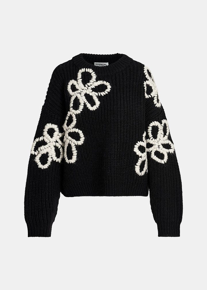 embroidered knitwear