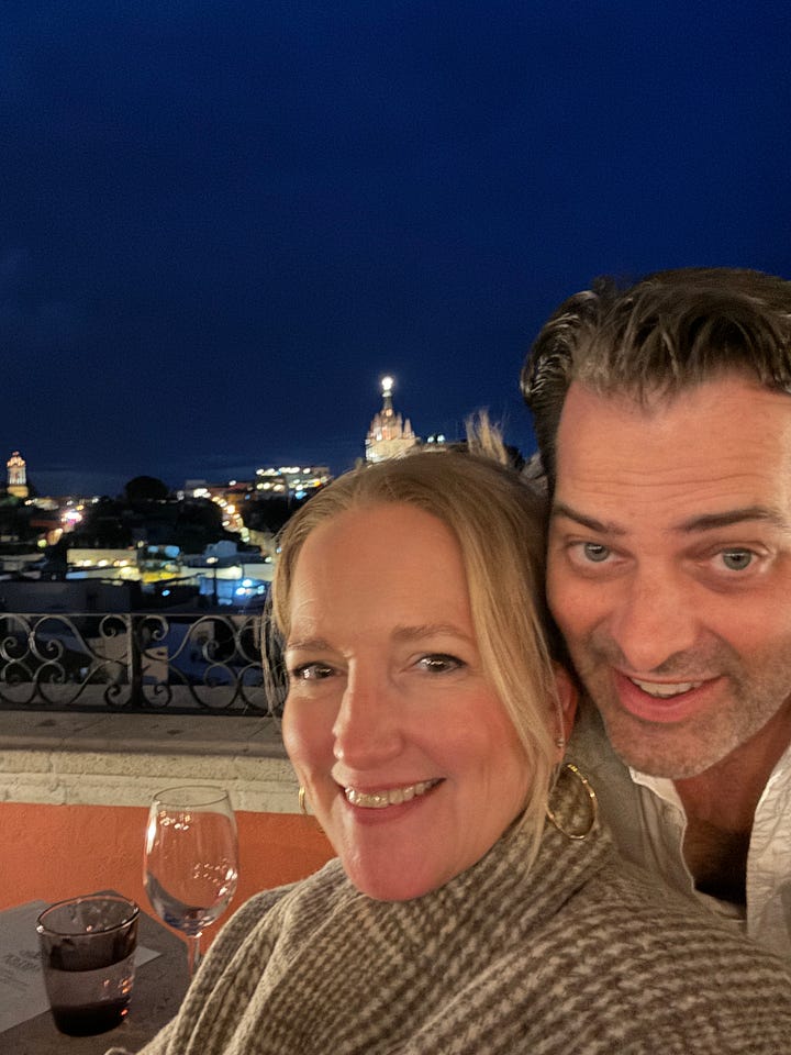 San Miguel de Allende view from Luna Bar 