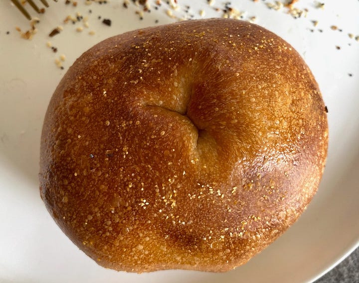 Plain bagel: August 2023 vs. June 2023