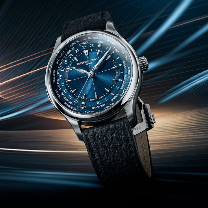 Frederique Constant Worldtimer for Watch Angels