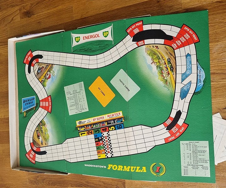Waddington's Formula 1, the great racing game