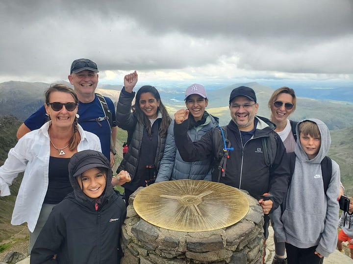 guided hike up snowdon