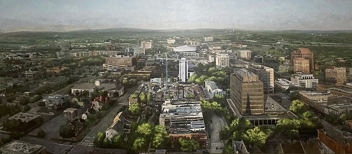 Yuri Ozaki Fine Art in the new Huntsville City Hall