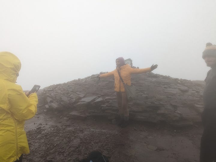 mountain walk in the brecon beacons